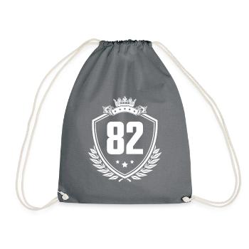 82 Nombre d’armoiries - Sac de sport léger - gris - Devant