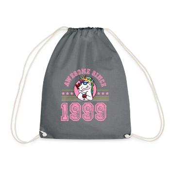 1999 Génial Licorne - Sac de sport léger - gris - Devant