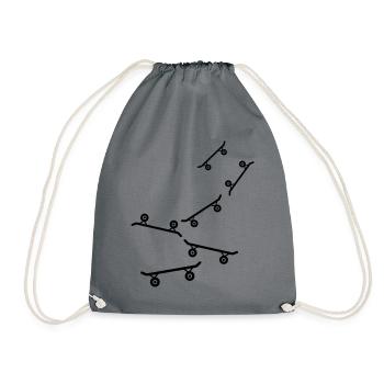Skateboard Skaters - Sac de sport léger - gris - Devant