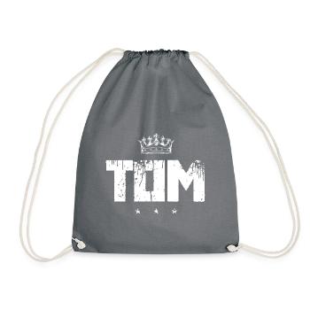 Tom - Drawstring Bag - grey - Front