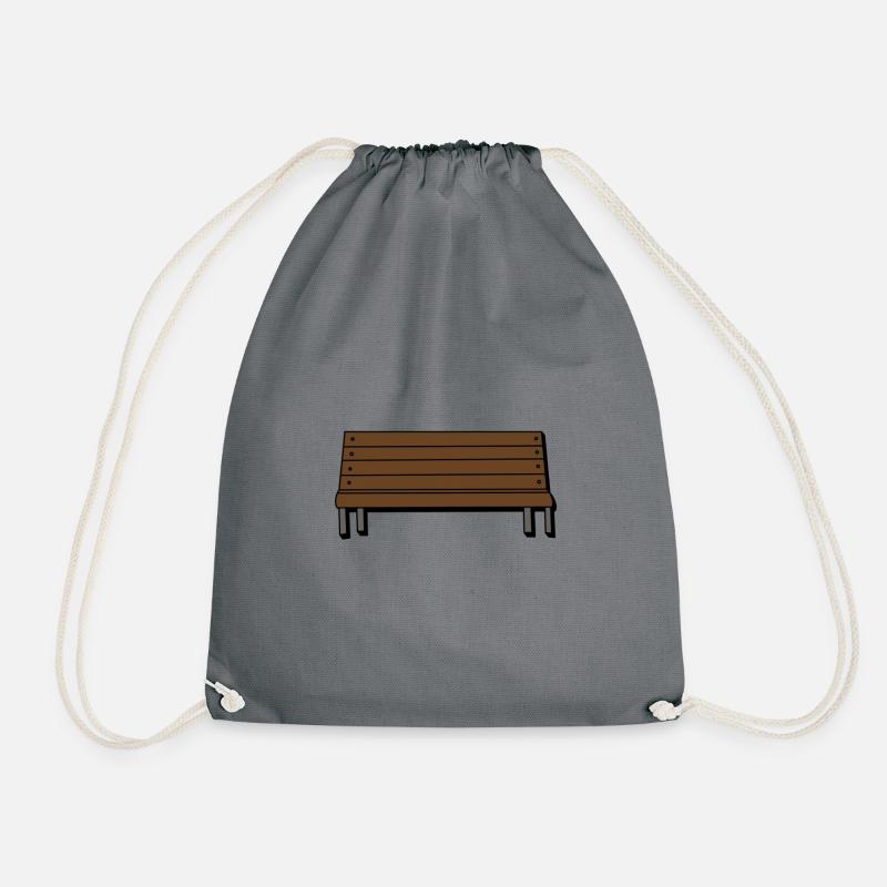 Bench - Drawstring Bag - grey