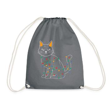 Cadeaux de Noël Noël - Sac de sport léger - gris - Devant