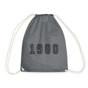 Numéro de l’année 1980 - Sac de sport léger - gris - Devant