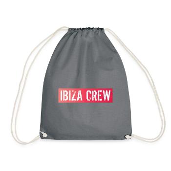 Ibiza Crew - Turnbeutel - Grau - Vorne