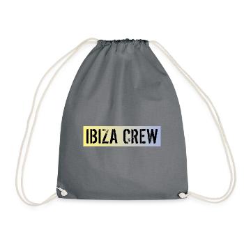 Ibiza Crew - Turnbeutel - Grau - Vorne