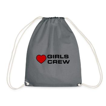 Équipage de filles - Sac de sport léger - gris - Devant