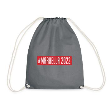 Marbella 2022 - Drawstring Bag - grey - Front