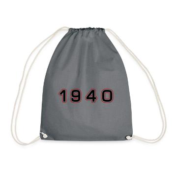 Numéro de l’année 1940 - Sac de sport léger - gris - Devant