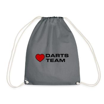 Fléchettes Équipe Coeur - Sac de sport léger - gris - Devant
