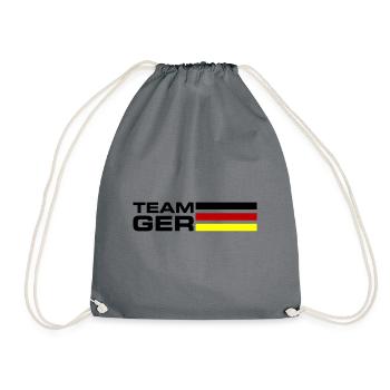 Team Germany - Turnbeutel - Grau - Vorne