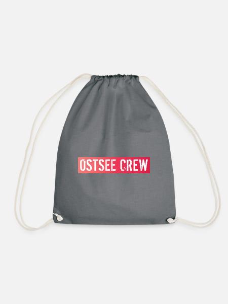 Ostsee Crew - Turnbeutel - Grau