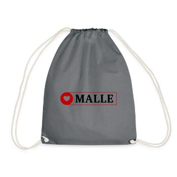 Cœur de Malle - Sac de sport léger - gris - Devant