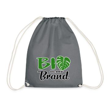 Bio est ma marque - Sac de sport léger - gris - Devant