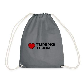 Réglage du cœur de l’équipe - Sac de sport léger - gris - Devant