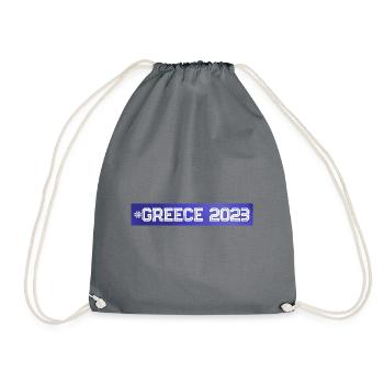 Greece 2023 - Turnbeutel - Grau - Vorne