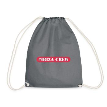 Ibiza Crew - Turnbeutel - Grau - Vorne