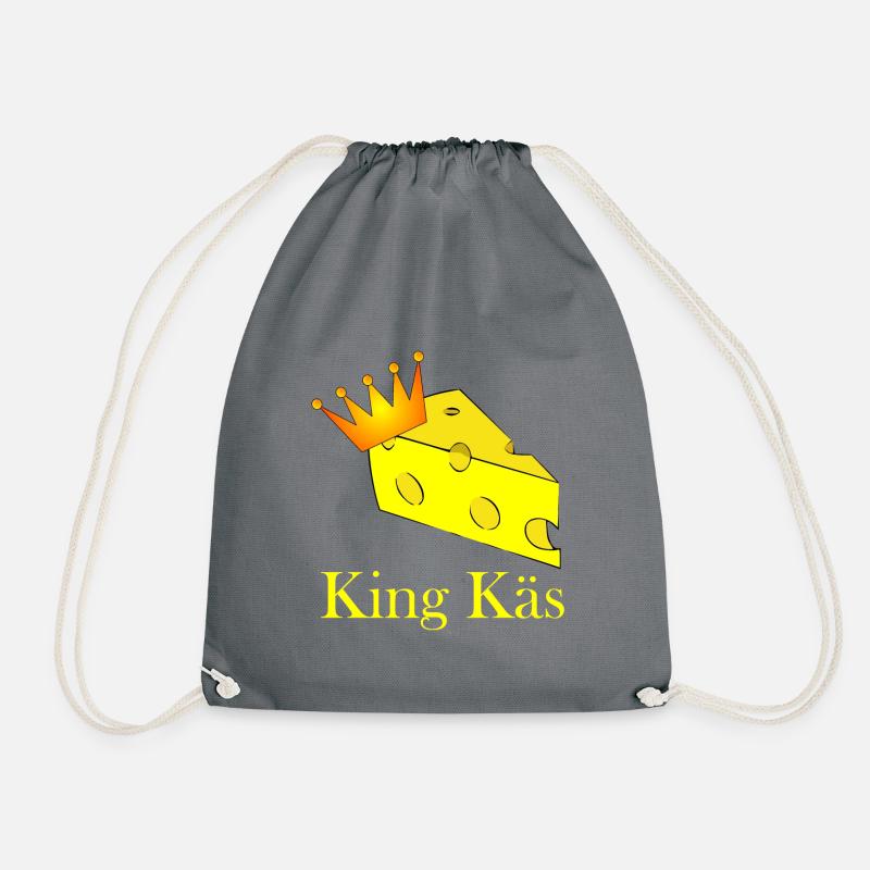 King Käs - Turnbeutel - Grau