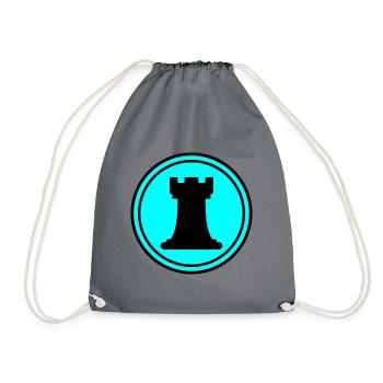 Tour de pièces d’échecs - Sac de sport léger - gris - Devant