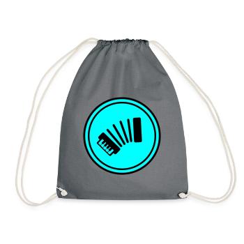 Musique d’accordéon - Sac de sport léger - gris - Devant