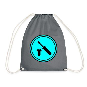 Screwdriver icon - Drawstring Bag - grey - Front