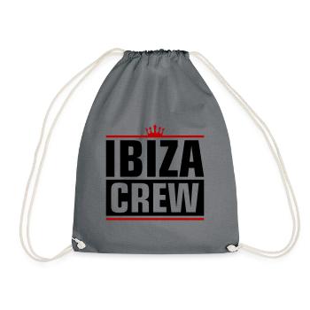 Ibiza Crew - Turnbeutel - Grau - Vorne