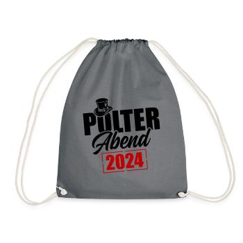 Polterabend 2024 - Turnbeutel - Grau - Vorne