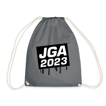 Jga 2023 Junggesellenabschied - Turnbeutel - Grau - Vorne