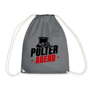 Polterabend 2024 - Turnbeutel - Grau - Vorne
