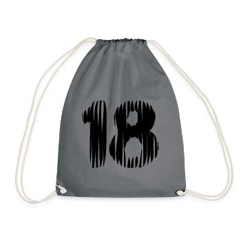 Maillot à 18 chiffres - Sac de sport léger - gris - Devant