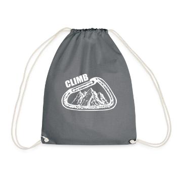 Climb - Turnbeutel - Grau - Vorne
