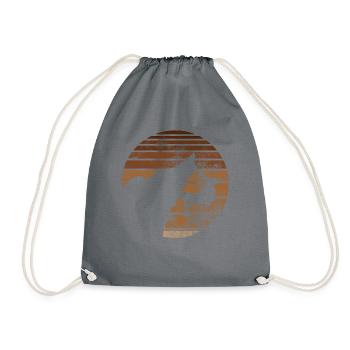 Funny saying for outdoor wanderer berg - Drawstring Bag - grey - Front