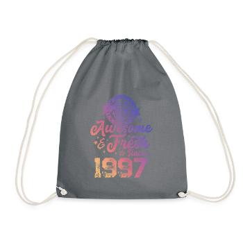1997 génial frais - Sac de sport léger - gris - Devant