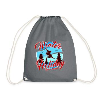 Winter Holiday rider squad - Sac de sport léger - gris - Devant