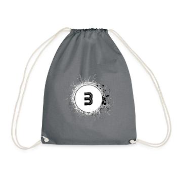 3 Nombre d’objets blob - Sac de sport léger - gris - Devant