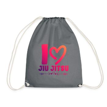 J’adore le Jiu Jitsu - Sac de sport léger - gris - Devant