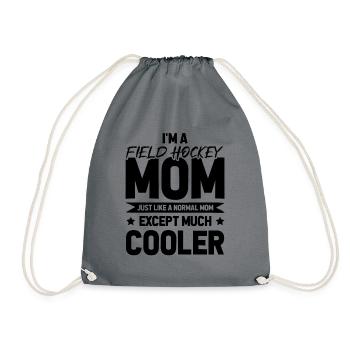Maman de hockey sur gazon - Sac de sport léger - gris - Devant