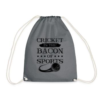 cricket bacon - Turnbeutel - Grau - Vorne