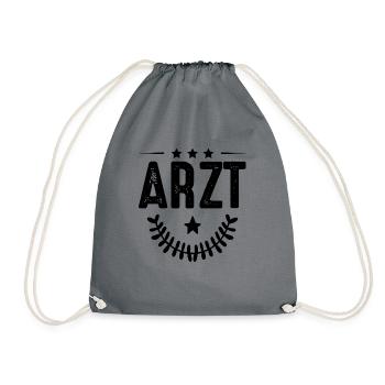 Doctor profession - Drawstring Bag - grey - Front