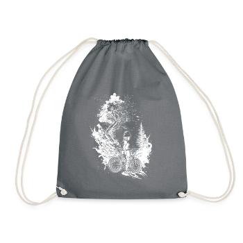 Prêt à rouler: Design parfait pour les vététistes! - Sac de sport léger - gris - Devant