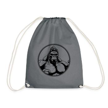 Gorilla Workout Fitness Muscles - Sac de sport léger - gris - Devant