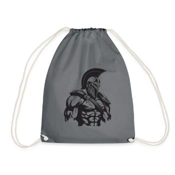 Spartan Gym Gladiateur Muscles Musculation - Sac de sport léger - gris - Devant