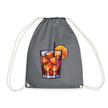 Limonade Drink - Turnbeutel - Grau - Vorne