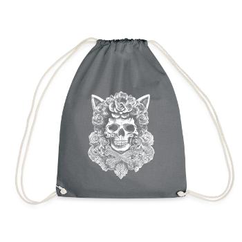 Symbols Revealed: Magical Rock Metal Shirt - Drawstring Bag - grey - Front