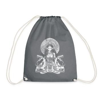 Spiritual Meditation Vibes T-Shirt - Sac de sport léger - gris - Devant