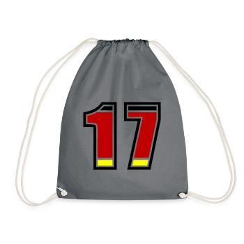 17 Numéro Allemagne Jersey - Sac de sport léger - gris - Devant