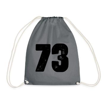 Maillot à 73 numéros - Sac de sport léger - gris - Devant