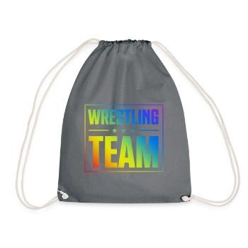 Wrestling Team - Turnbeutel - Grau - Vorne