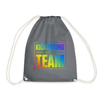 Kickboxing Team - Drawstring Bag - grey - Front