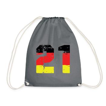 21 Numéro Allemagne Jersey - Sac de sport léger - gris - Devant