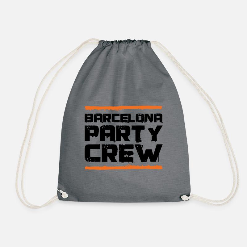 Barcelona Party Crew - Turnbeutel - Grau